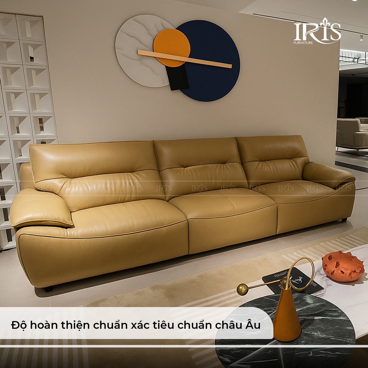 Sofa Da Thật Cao Cấp Aurelio 10 Độ hoàn thiện được đánh giá theo tiêu chuẩn Châu Âu