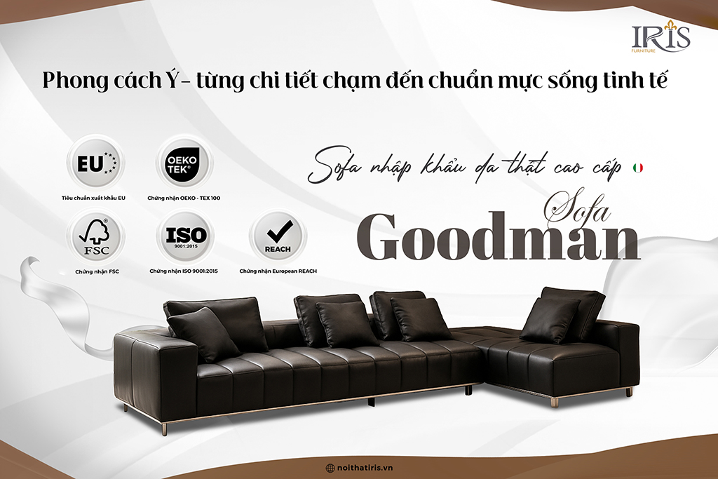Ghế mang đậm thiết kế theo phong cách Ý