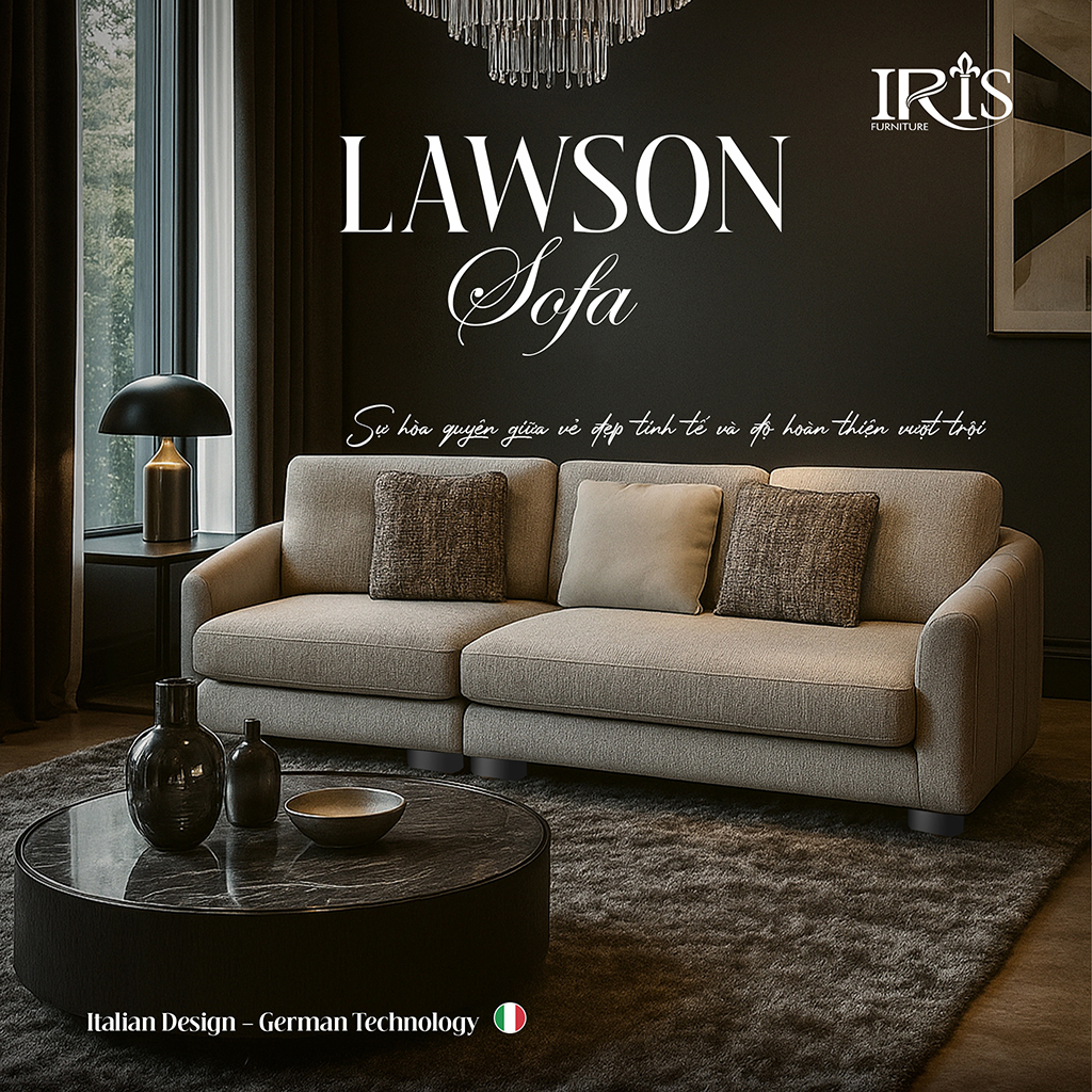 Ghế sofa Lawson là sự hài hòa giữa vẻ đẹp không gian và sự tinh tế