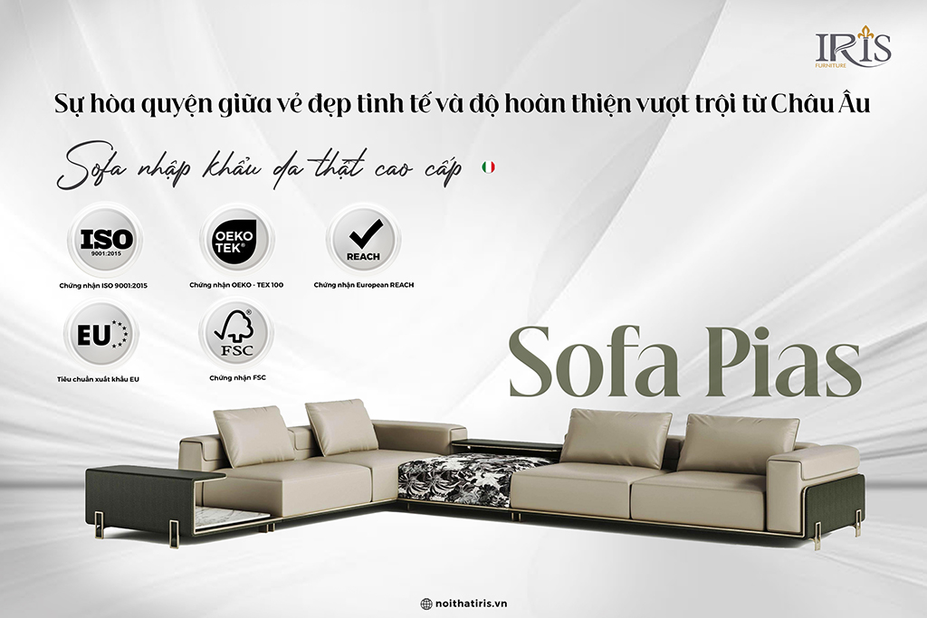 Ghế mang sự vượt trội về mức độ hoàn thiện chuẩn EU