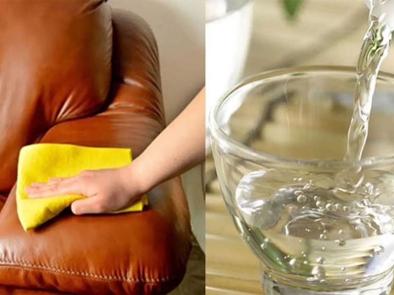 4 cách tẩy vết mực trên ghế sofa da hiệu quả, nhanh chóng 2025 8 Giấm có chứa chất axit hữu cơ tự nhiên nên có thể tẩy vết mực trên sofa da