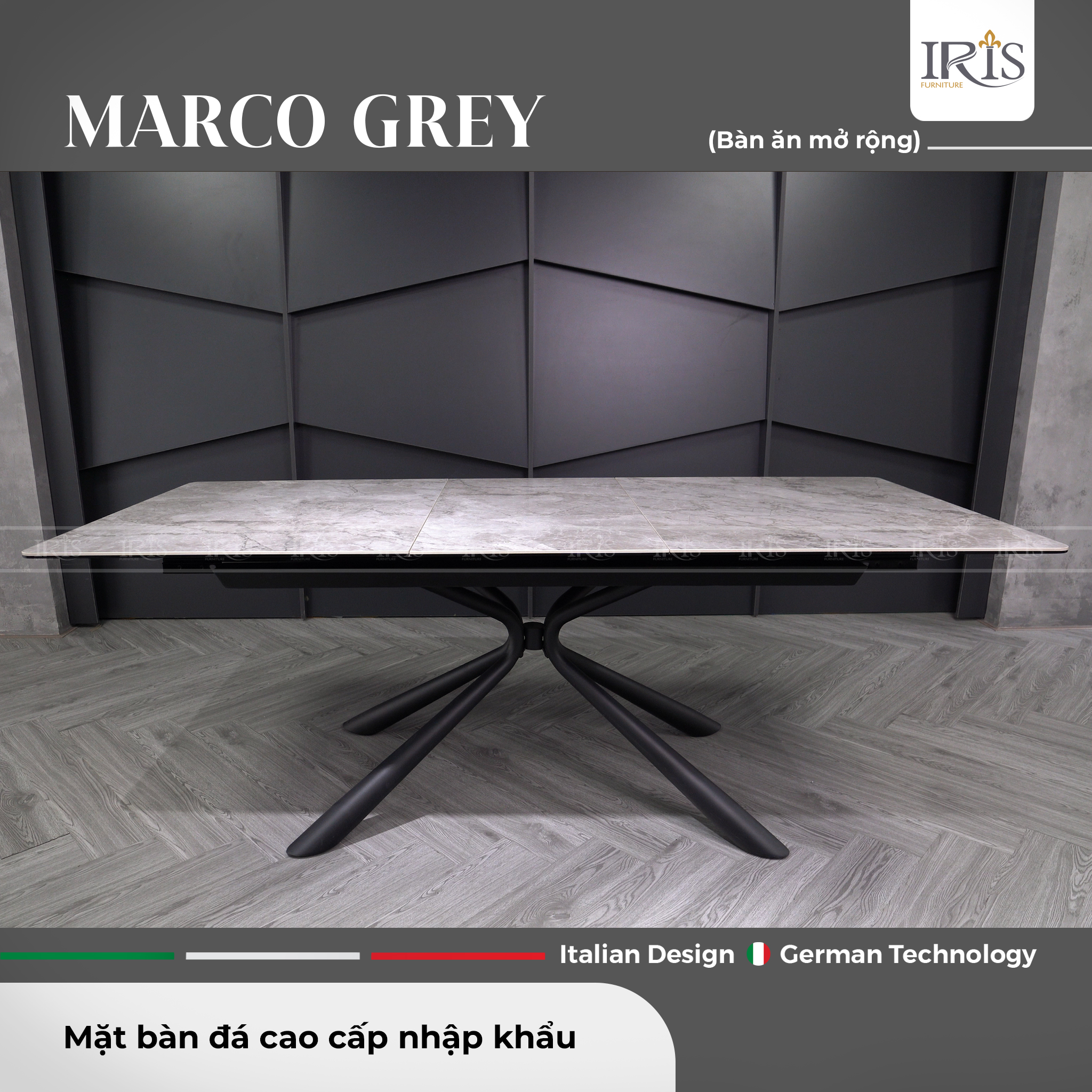 Bàn ăn Marco Grey