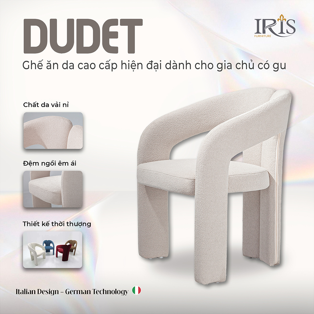 Ghế ăn tôn vinh phong cách sống của gia chủ