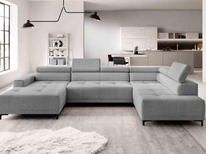 Bảng chi tiết kích thước sofa tiêu chuẩn và cách chọn mua 16 Sofa chữ U tạo vẻ đẹp thanh lịch và hiện đại