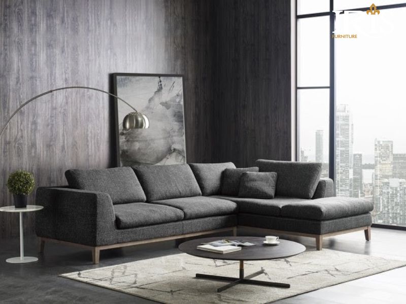 Cách chọn màu sofa phù hợp cho gia chủ mới nhất 2025 35 Sofa màu ghi cho gia chủ yêu thích sự tối giản