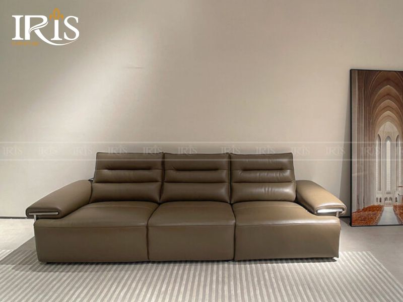 Bảng kích thước ghế sofa 3 chỗ tiêu chuẩn hiện nay 11 Sofa Luigi – biểu tượng thanh lịch chuẩn châu Âu, da thật full grain sang trọng cho không gian hiện đại.