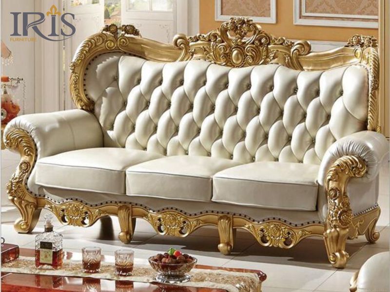 Top mẫu sofa tân cổ điển cao cấp cho phòng khách đẳng cấp 2025 10 Nên lựa chọn các mẫu sofa da thật, vải nhung cao cấp