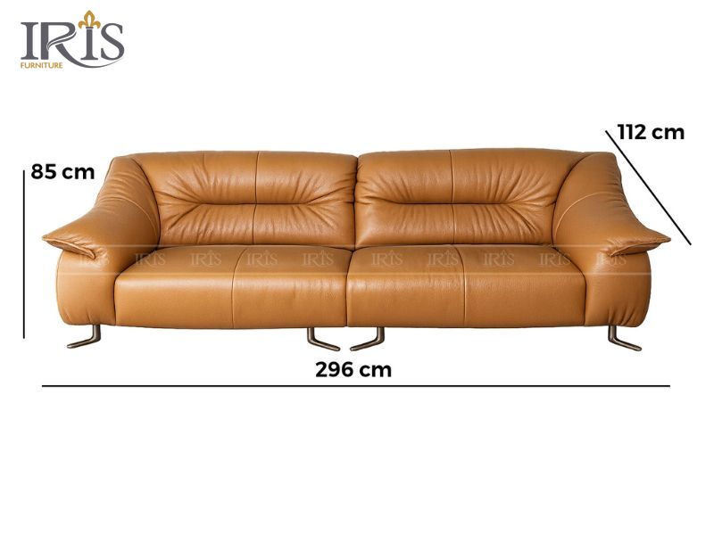 Cách chọn kích thước sofa chữ I phù hợp với không gian sống 12 Sofa Nicoletta dài 3m