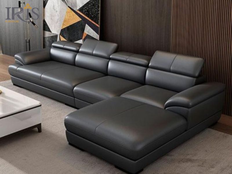 Các mẫu sofa hiện đại cao cấp cho phòng khách sang trọng 2025 8 Sofa góc chữ L hiện đại