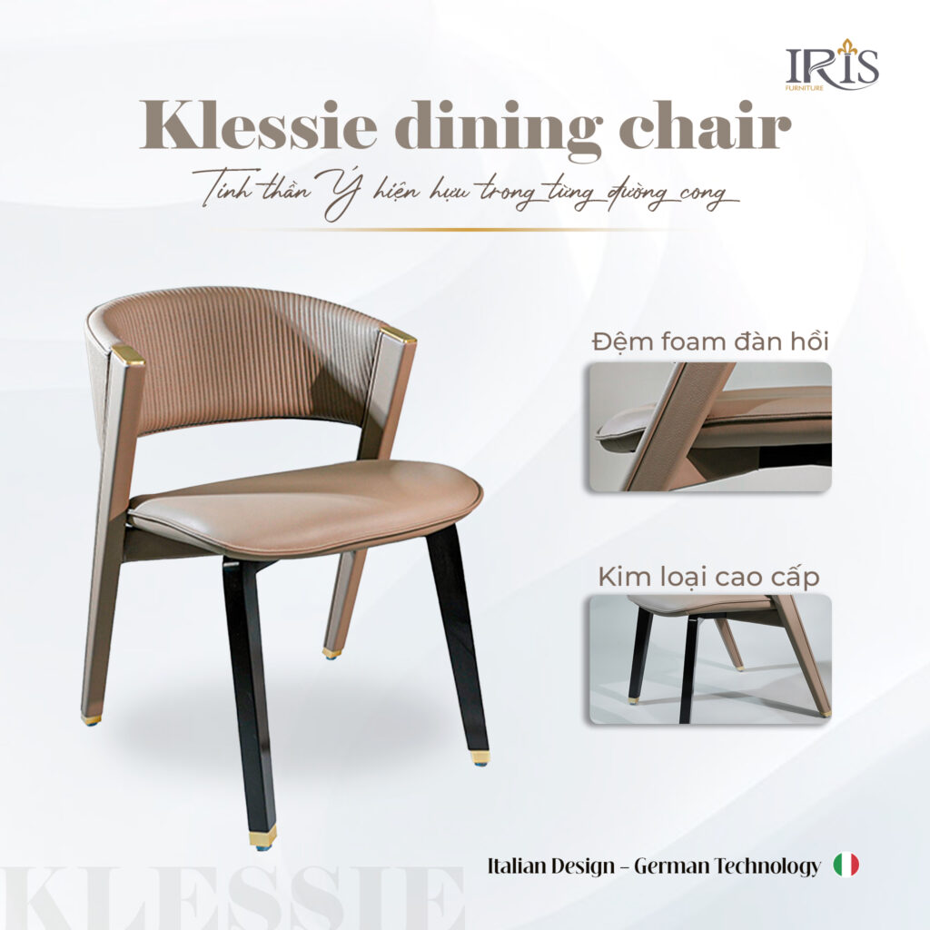 Klessie – điểm nhấn đẳng cấp cho phòng ăn.