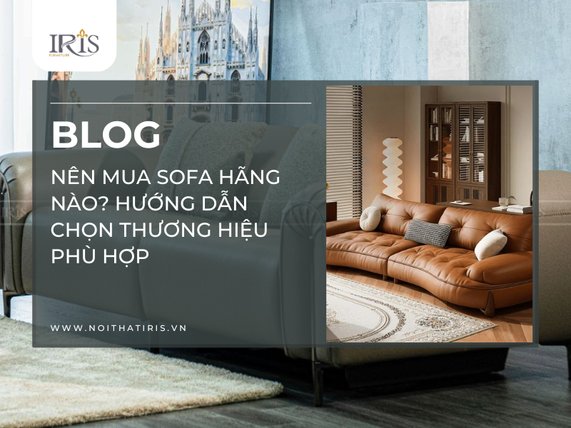 Nên mua sofa hãng nào