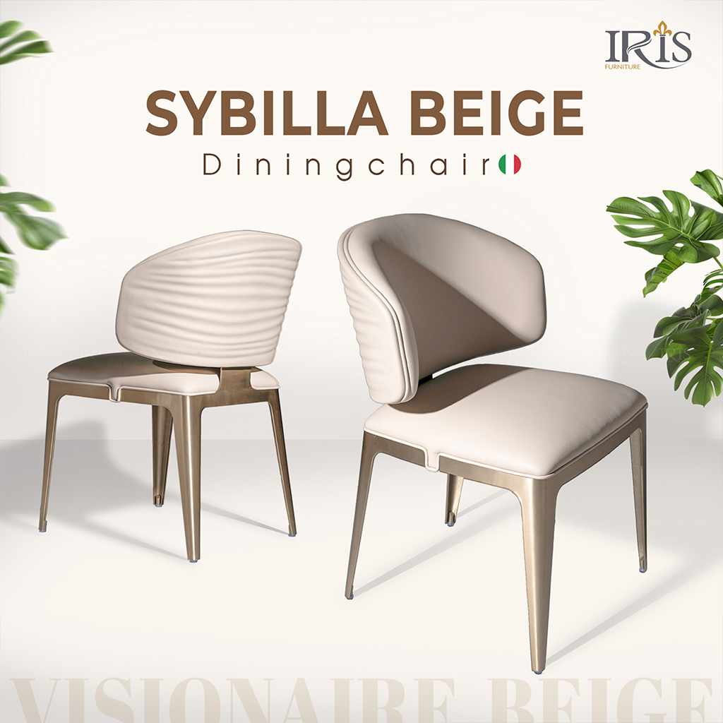 Ghế ăn Sybilla thiết kế Ý tối giản