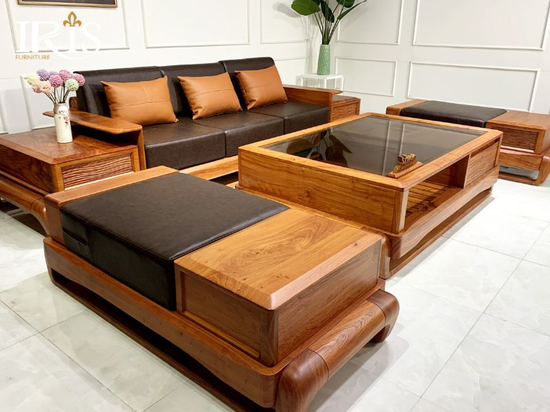 Sofa Khung Gỗ — Ưu Điểm Và Cách Chọn Khung Gỗ Bền 10 Gỗ hương Việt Nam cứng, bền, chống mối mọt và mang màu đỏ nâu đặc trưng