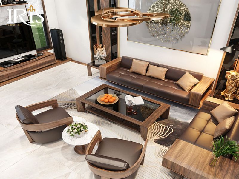 Sofa Khung Gỗ — Ưu Điểm Và Cách Chọn Khung Gỗ Bền 9 Gỗ óc chó bền, chống cong vênh, vân đẹp và thường dùng cho sofa cao cấp